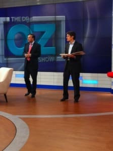 Dr Ali Dr Oz Image of Dr. Mosaraf Ali taping for appearance on the "Dr. Oz" show