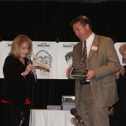 Dan Smith receiving Publicist of the Year Award, 2007