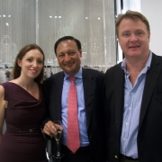 Dina Barsky, Dr. Mosaraf Ali and Dan Smth