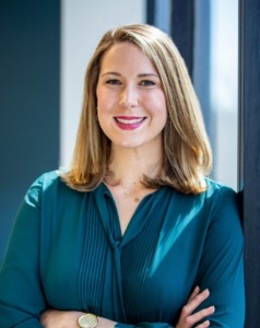 Headshot of Marissa Eigenbrood, newly promoted president of Smith Publicity.