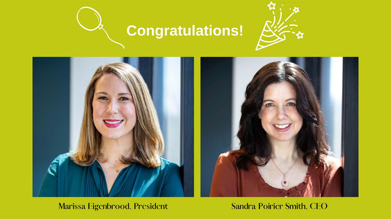 Sandra Poirier Smith was promoted to CEO of Smith Publicity, and Marissa Eigenbrood was promoted to President of Smith Publicity in January 2023.