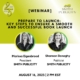 Book marketing webinar, Prepare to Launch: Key Steps to Ensure a Smooth & Successful Book Launch.