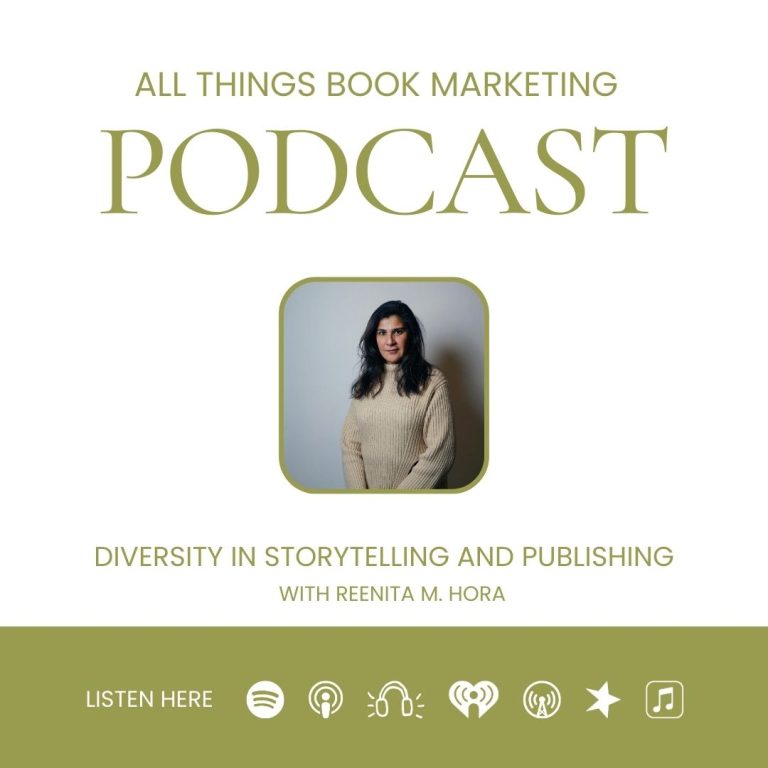 Reenita M. Hora author diversity in storytelling and publishing podcast.