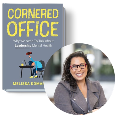 Melissa Doman and her book Cornered Office