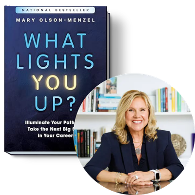 Mary Olson-Menzel and her book What Lights You Up?