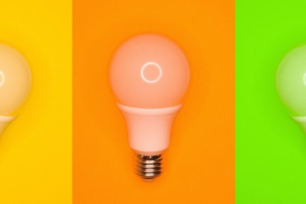 3 different colored light bulbs represent ideas on how to market your book.
