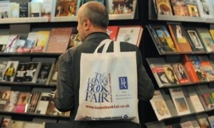Attendant at London Book Fair for authors, writers, publishers, and book publicists.