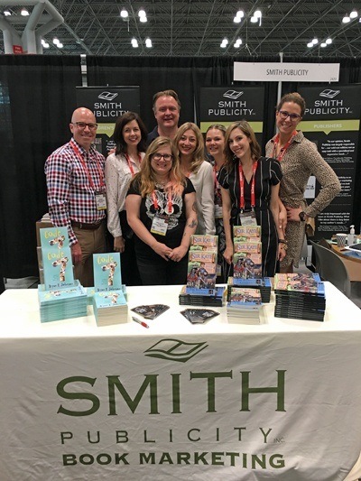 The Smith Publicity team at bookcon